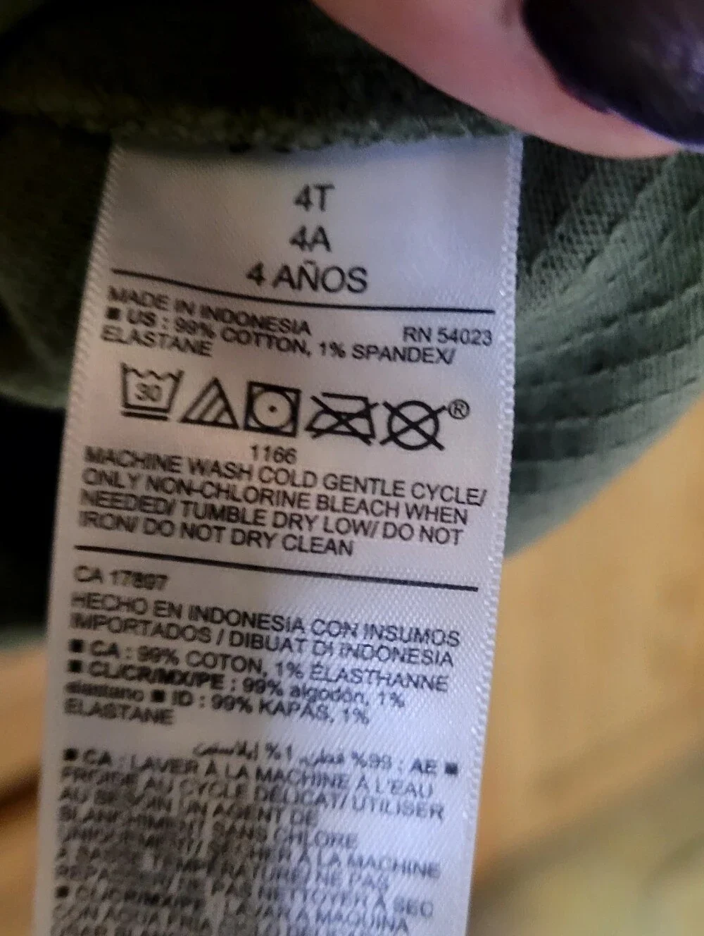 Old Navy size 4t